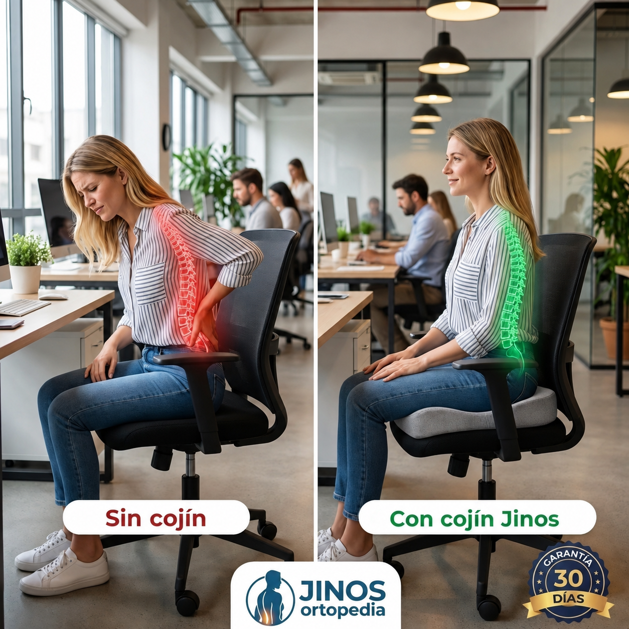 Cojin Ortopédico Jinos® La solución a todos tus dolores